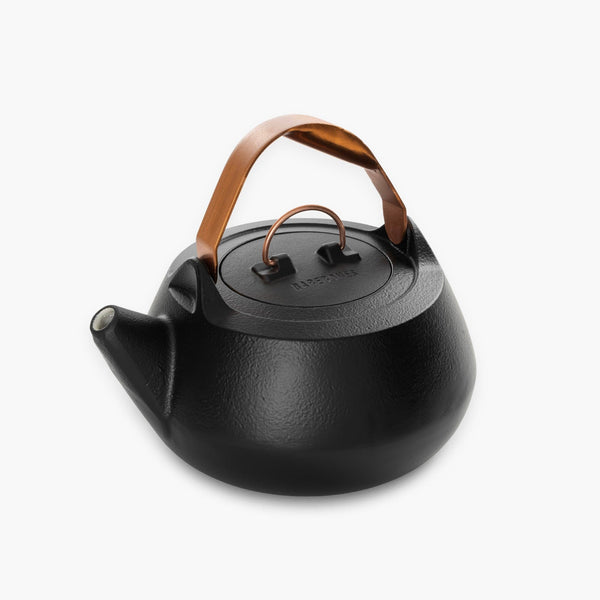 barebones Enamel Lined Cast Iron Teapot