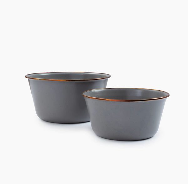 barebones Enamel Mixing Bowl Set