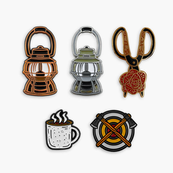 barebones Enamel Pins