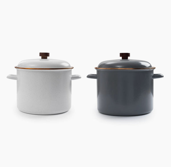 barebones Enamel Stock Pot