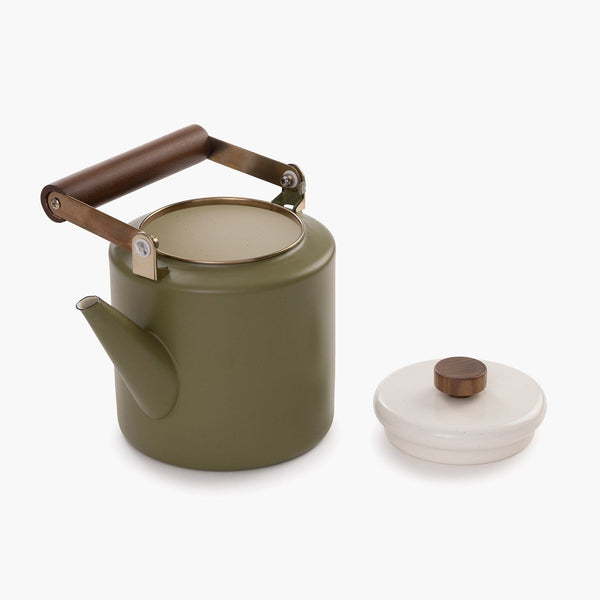 Barebones Enamelware 2-Tone Kettle Bundle