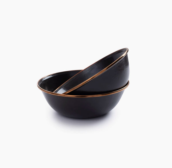 Barebones Enamelware Dining Collection - Charcoal