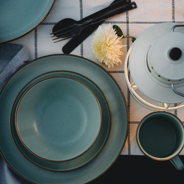Barebones Enamelware Dining Collection - Mint