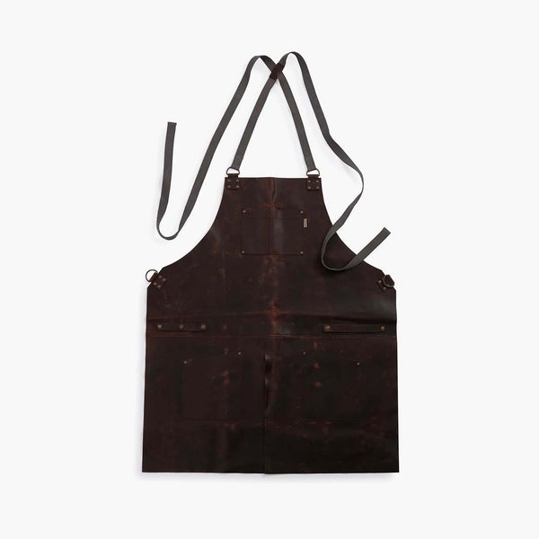 Barebones Leather Apron Gloves And Tongs Bundle