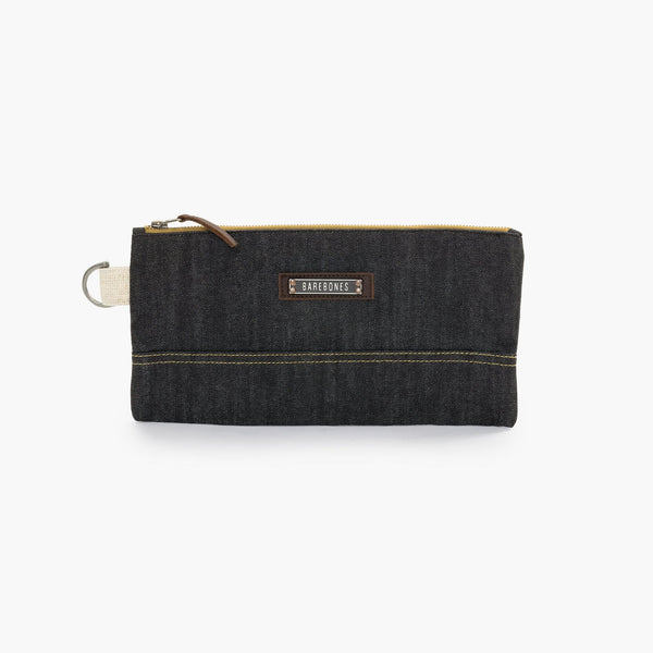 Barebones Neelum Zipper Pouch - Denim