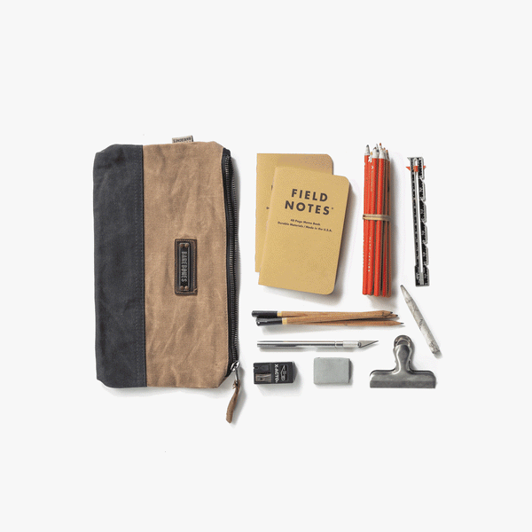 Barebones Neelum Zipper Pouch - Khaki