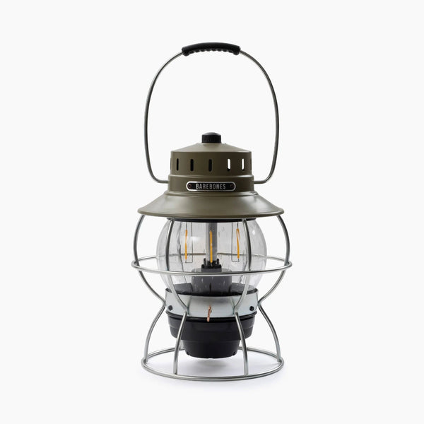 Barebones Olive Drab Railroad Lantern Collection
