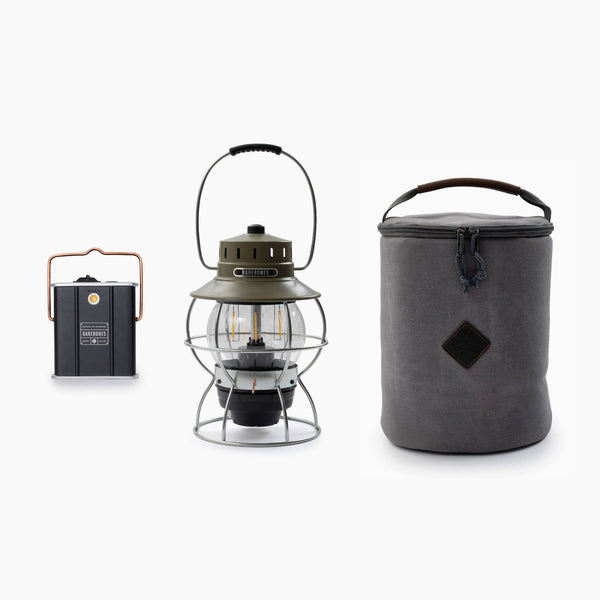 barebones Olive Drab Railroad Lantern Collection