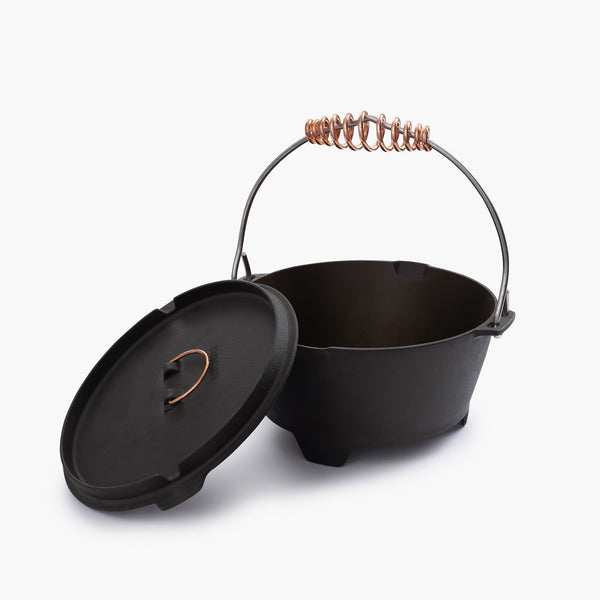 Barebones Polished Cast Iron Dutch Oven - 4qt