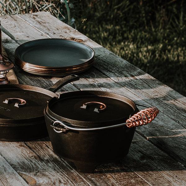 Barebones Polished Cast Iron Dutch Oven - 4qt