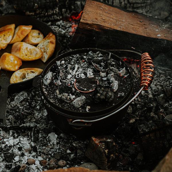 Barebones Polished Cast Iron Dutch Oven - 4qt