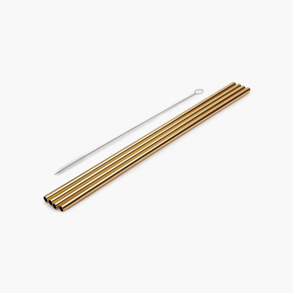 Barebones Porter Reusable Metal Straw Set