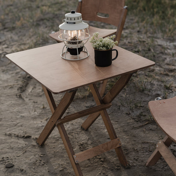 Barebones Ridgetop Wood Folding Table