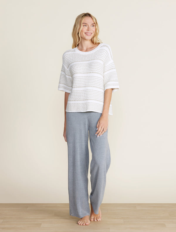 barefoot dreams Boucle Striped Pullover