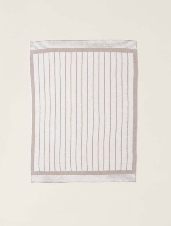 barefoot dreams CozyChic® Border Stripe Throw