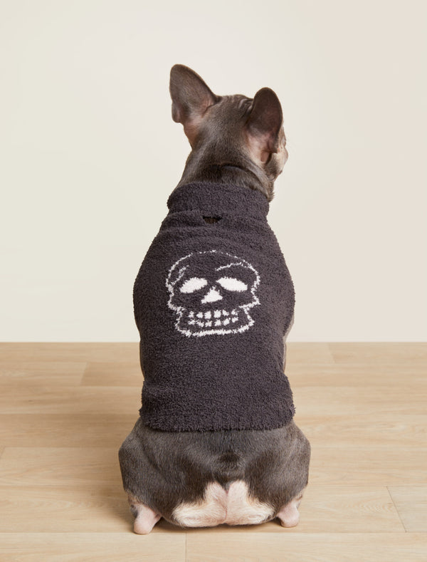 barefoot dreams CozyChic® Skull Pet Sweater