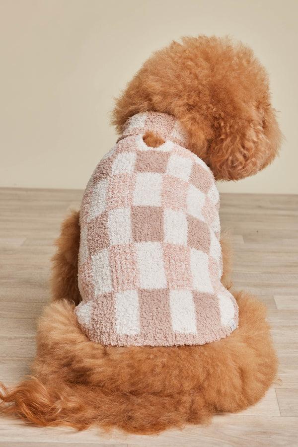barefoot dreams CozyChic® Tile Check Pet Sweater