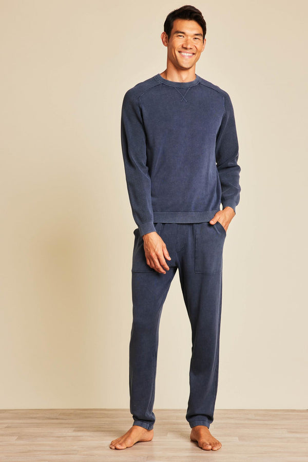 barefoot dreams Men's Sunbleach Crewneck