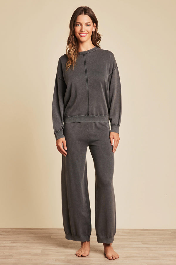 barefoot dreams Sunbleached Exposed Seam Pullover