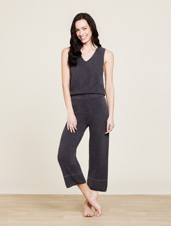 barefoot dreams CozyChic Lite® Contrast Stitch Cropped Pant