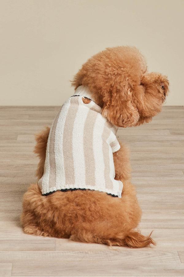 barefoot dreams CozyChic® Cotton Classic Stripe Pet Sweater