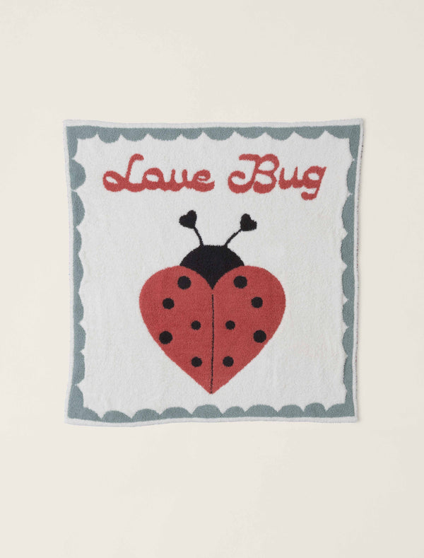 barefoot dreams CozyChic® Love Bug Receiving Blanket
