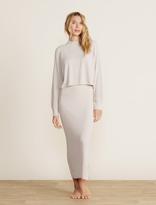 barefoot dreams CozyChic Ultra Lite® Cropped Mock Neck