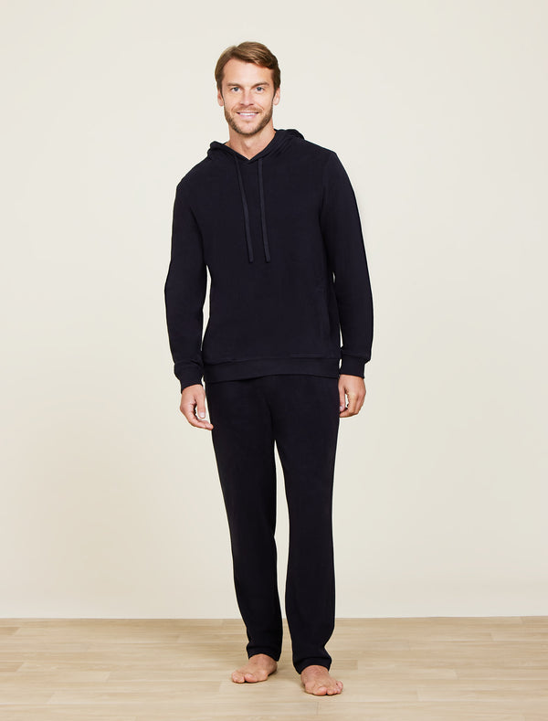 barefoot dreams Malibu Collection® Men's Brushed Fleece Hoodie