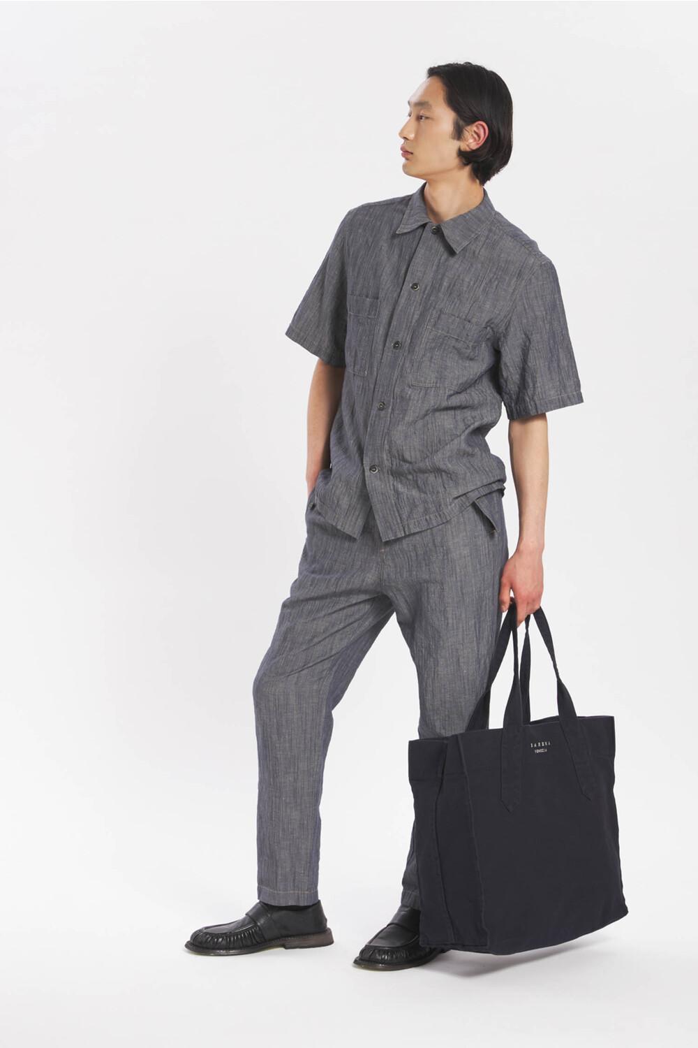 Barena Bag Sporta Ric Telona Navy