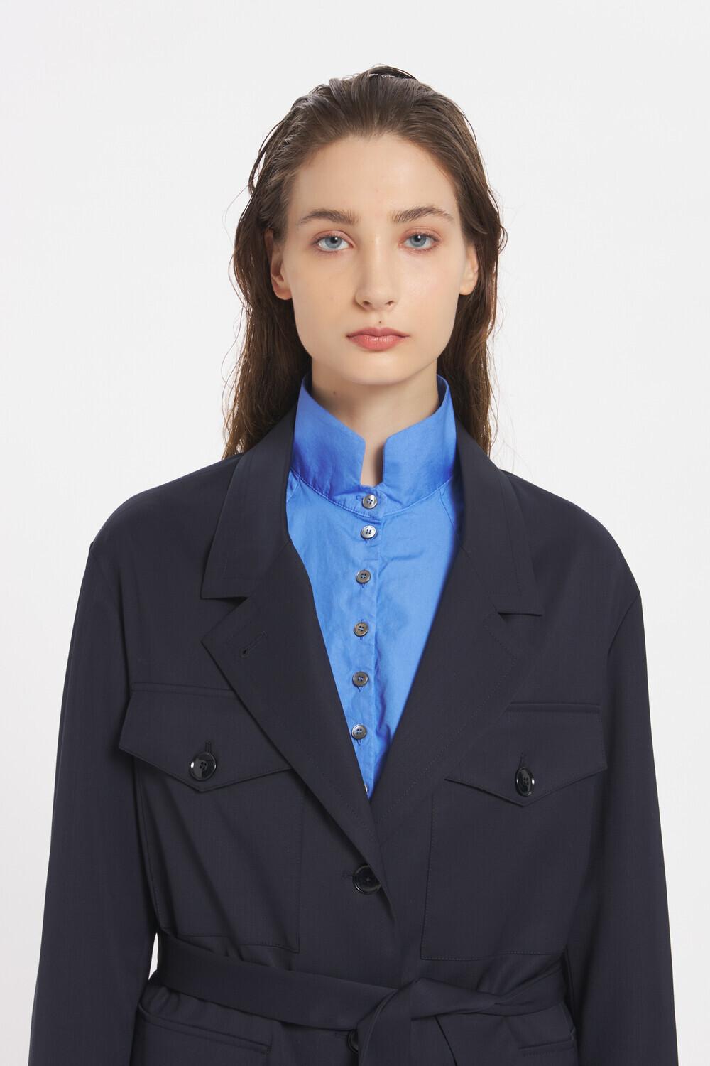 Barena Coat Dante Novento Navy