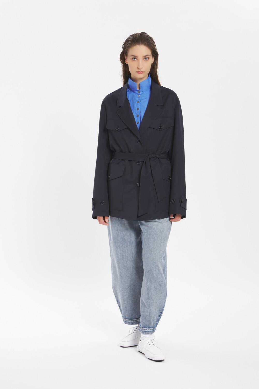 barena Coat Dante Novento Navy