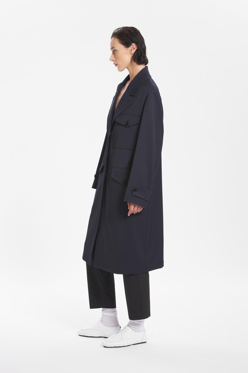 Barena Coat Gregorio Novento Navy