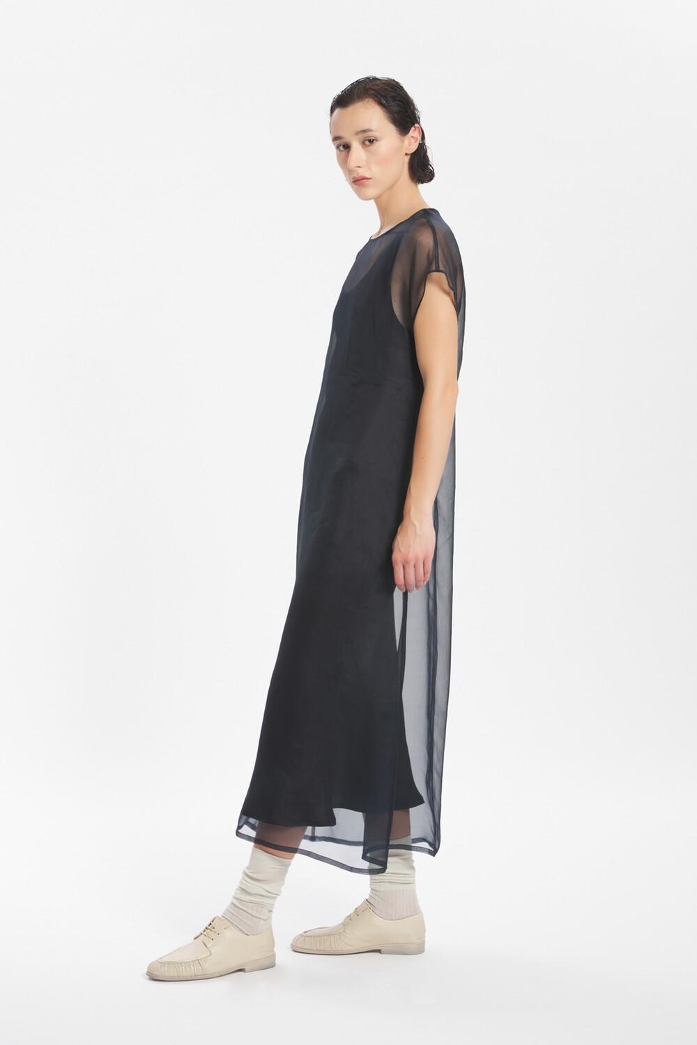 Barena Dress Kelly Velato Navy