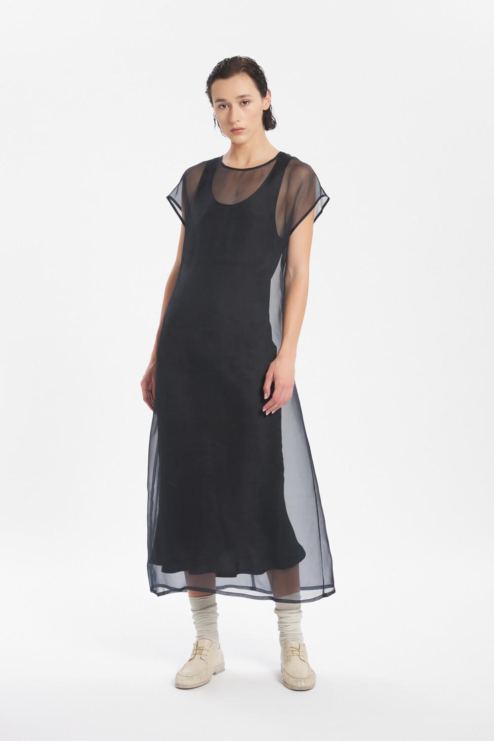 barena Dress Kelly Velato Navy