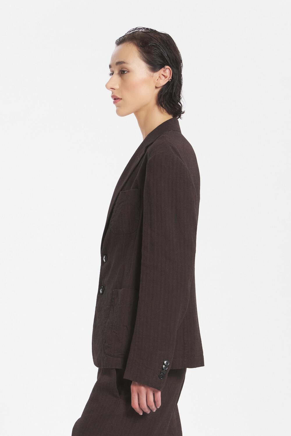 Barena Jacket Sila Lisca Cioccolato