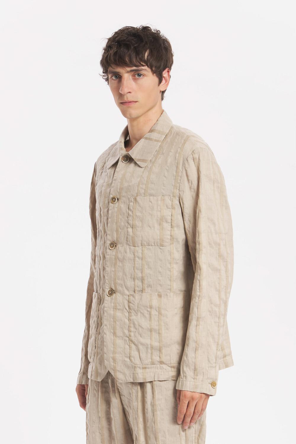 Barena Overshirt Visal Levo Sabbia