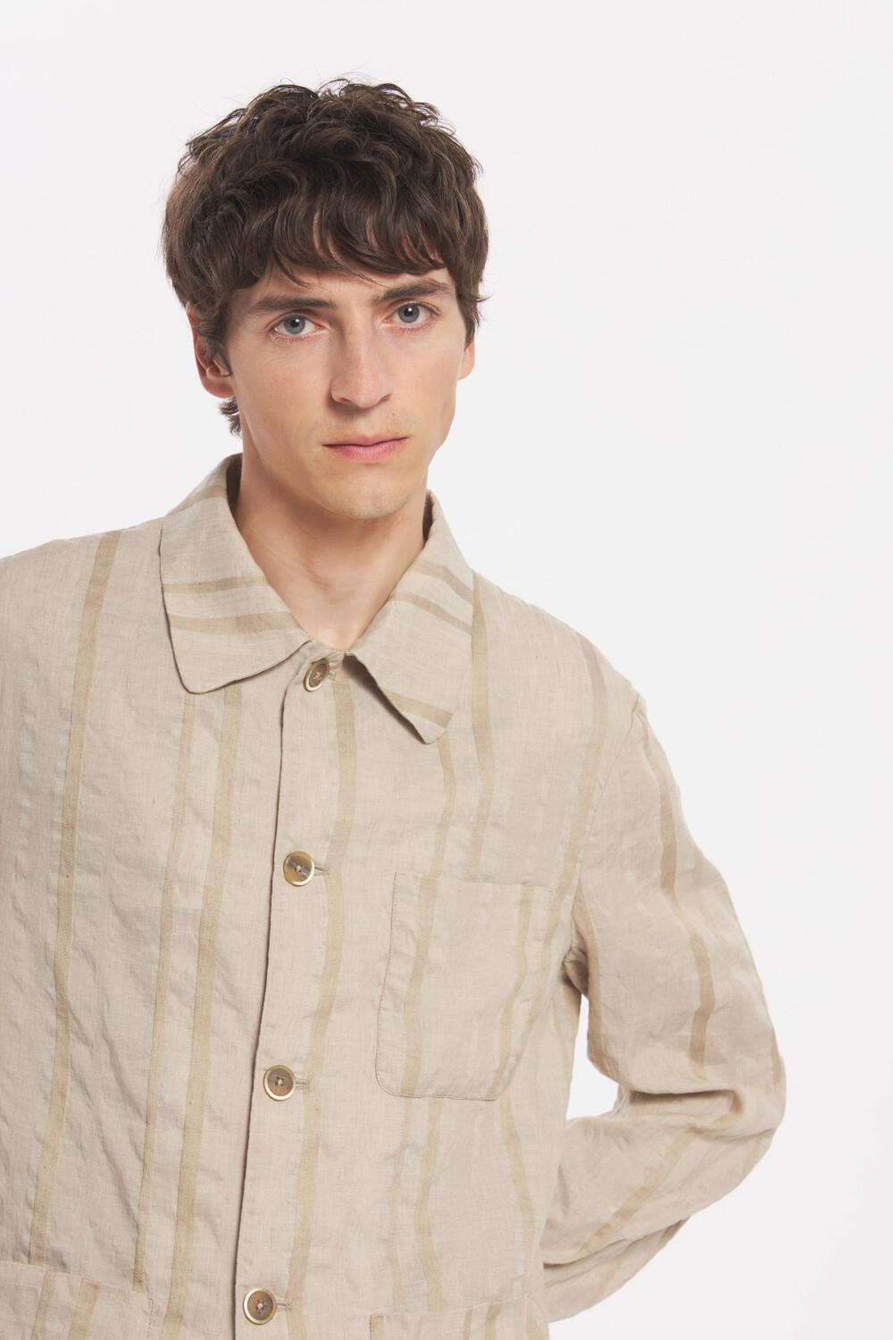 Barena Overshirt Visal Levo Sabbia