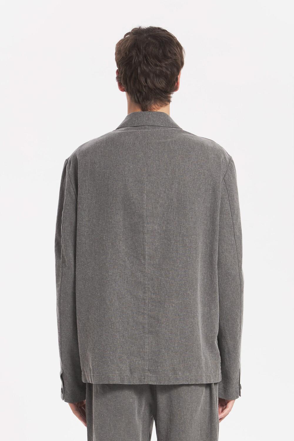 Barena Overshirt Visal Maroco Grigio