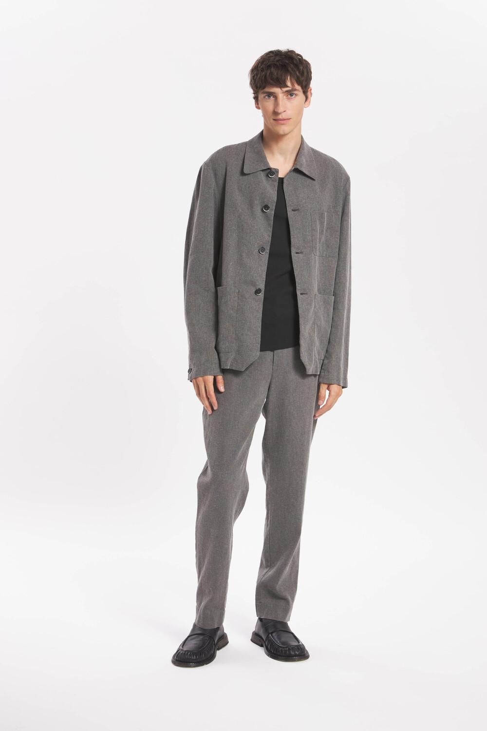 Barena Overshirt Visal Maroco Grigio