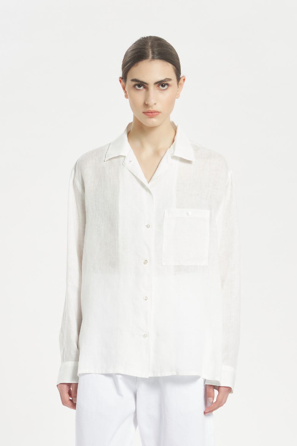 barena Shirt Cristy Telino Bianco