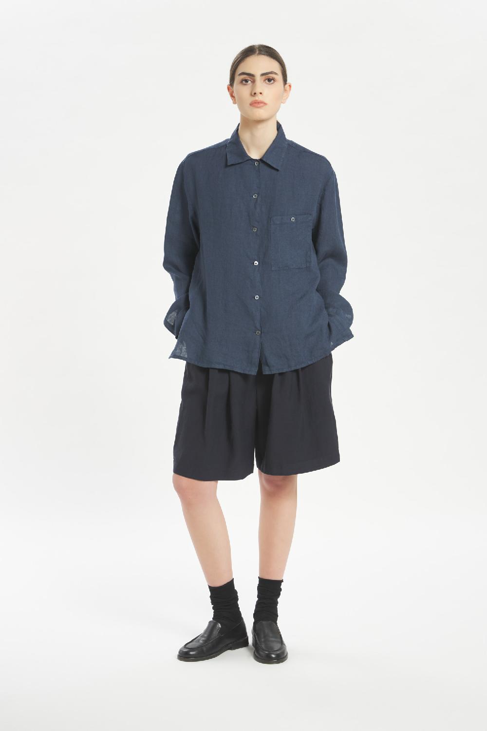 Barena Shirt Cristy Telino Navy