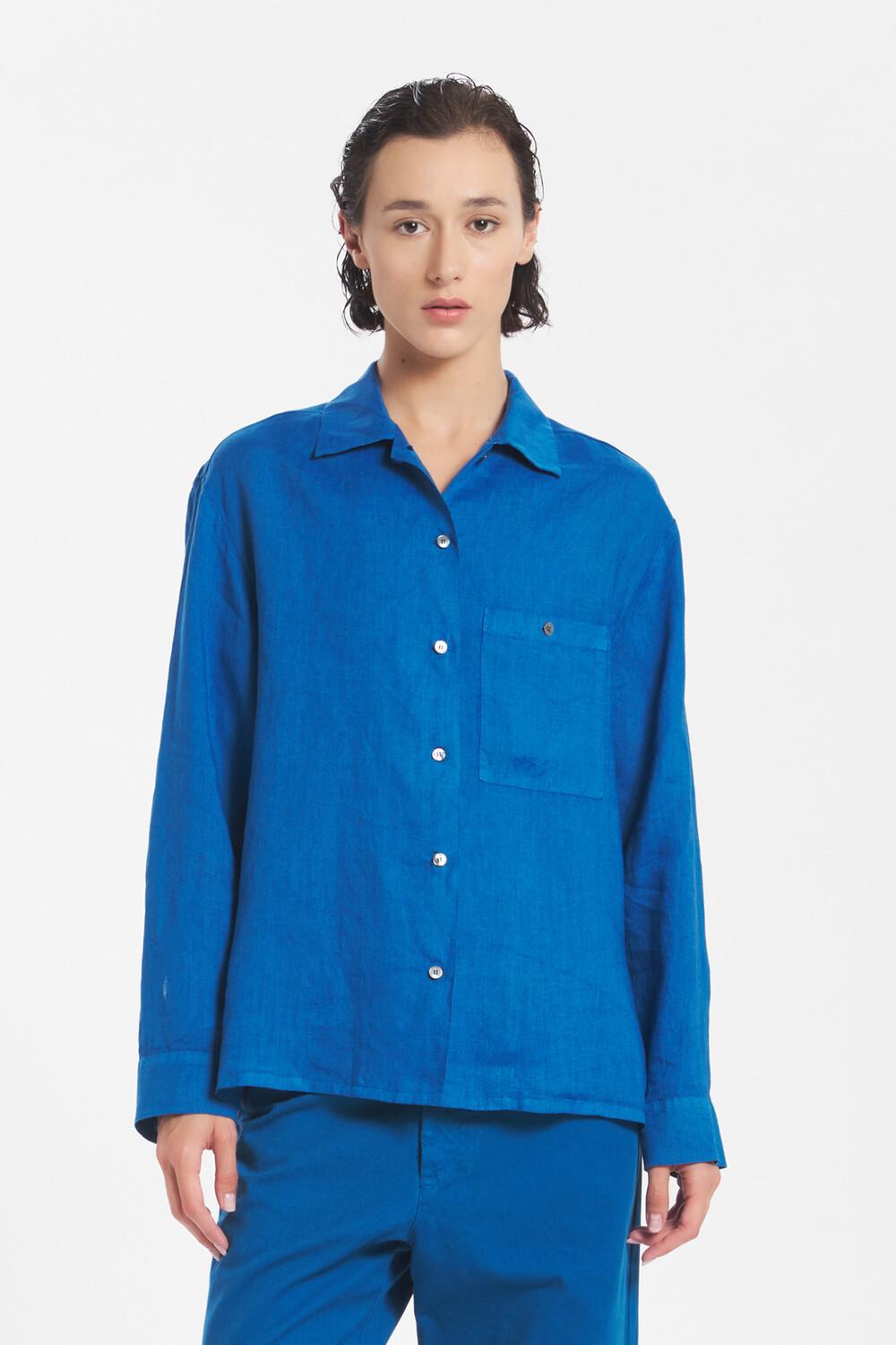 barena Shirt Cristy Telino Zaffiro