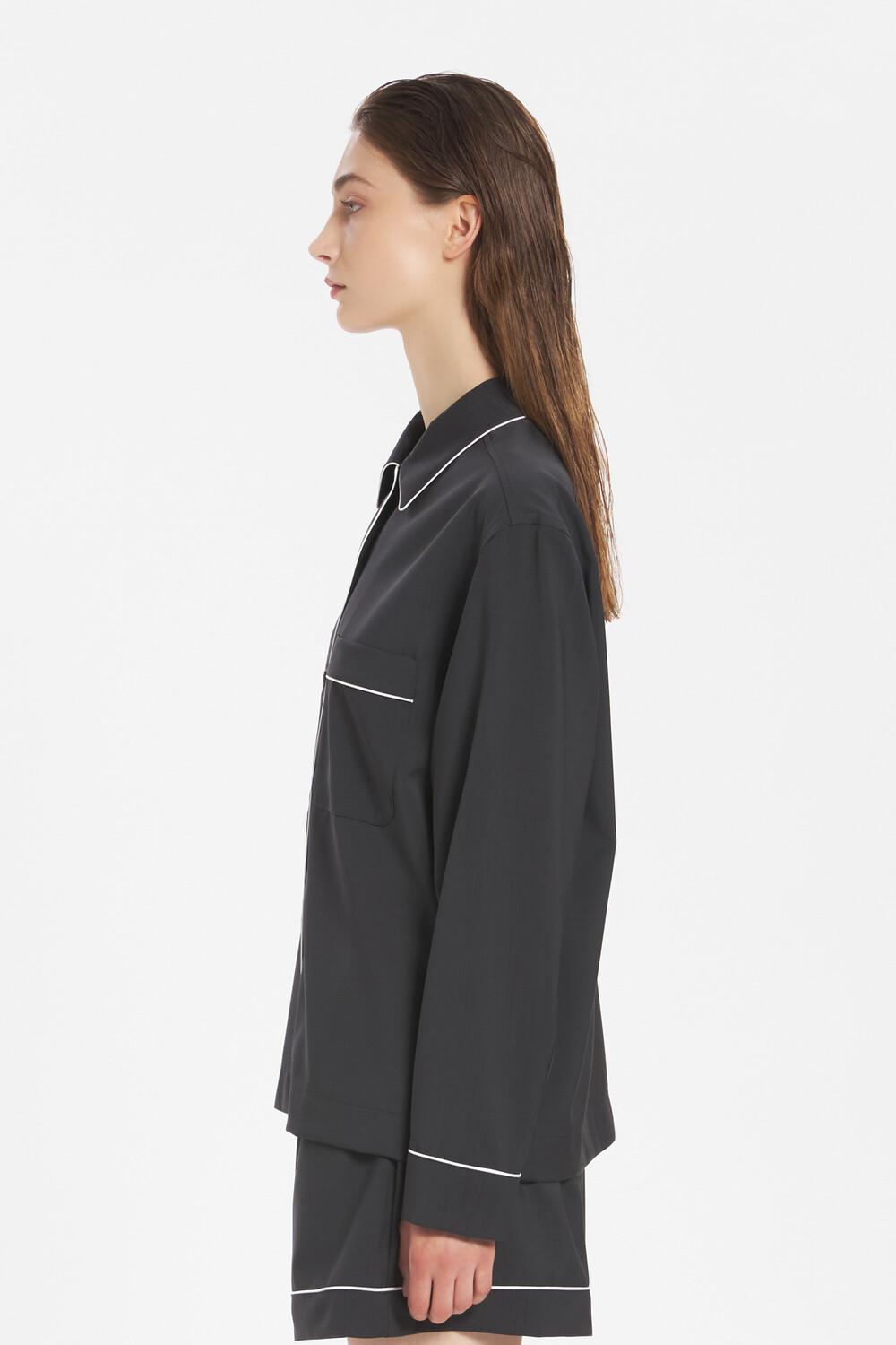 Barena Shirt Ghisi Tropical Piombo