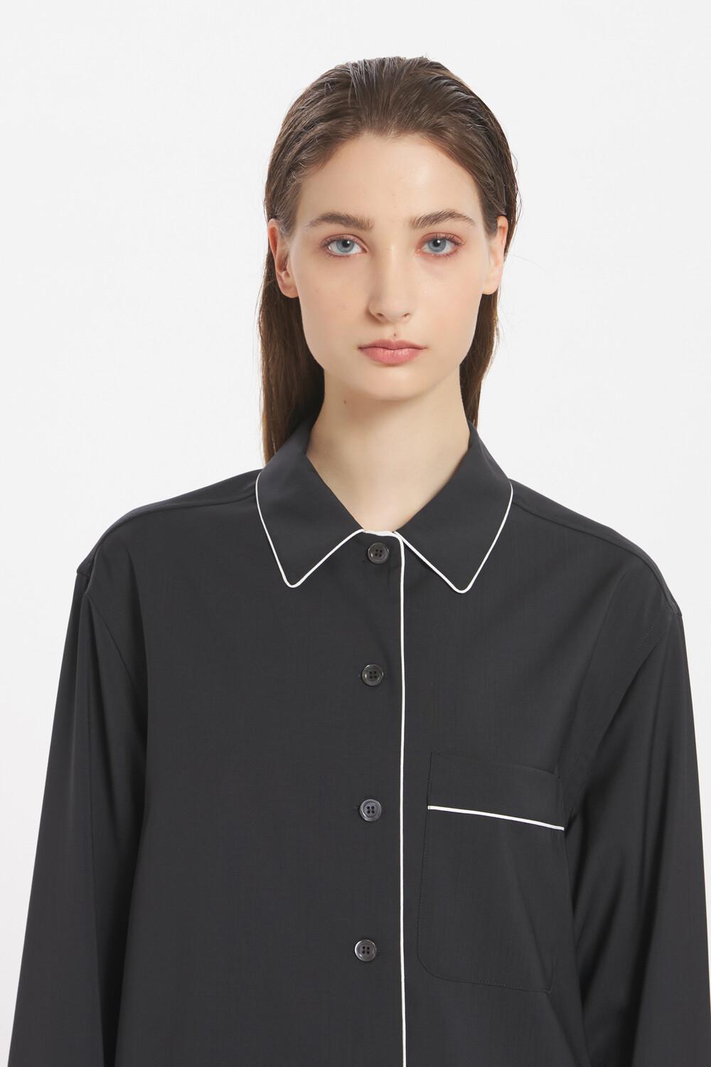 Barena Shirt Ghisi Tropical Piombo