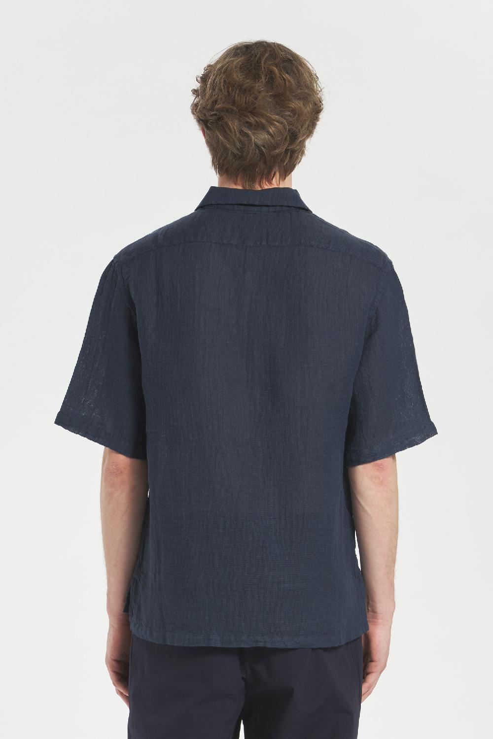 Barena Shirt Mola Net Navy