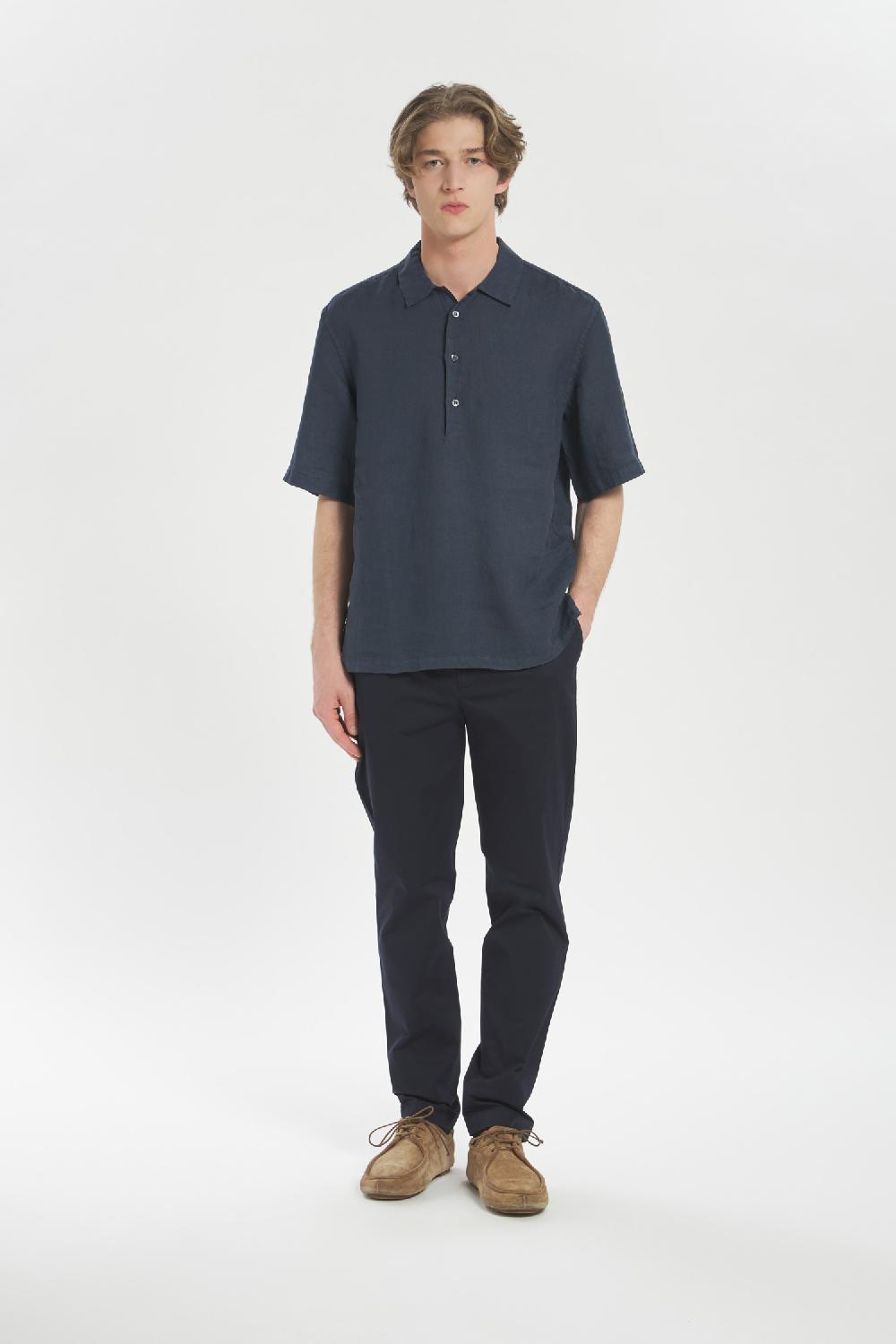 Barena Shirt Mola Telino Navy