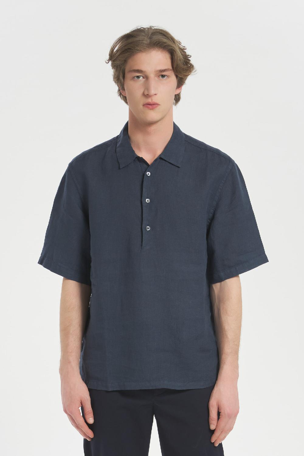 barena Shirt Mola Telino Navy
