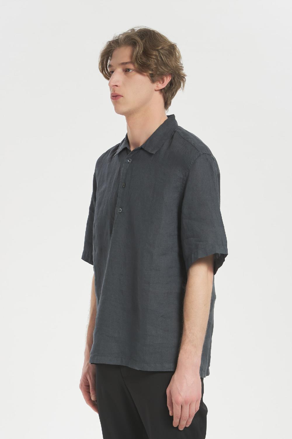 Barena Shirt Mola Telino Piombo