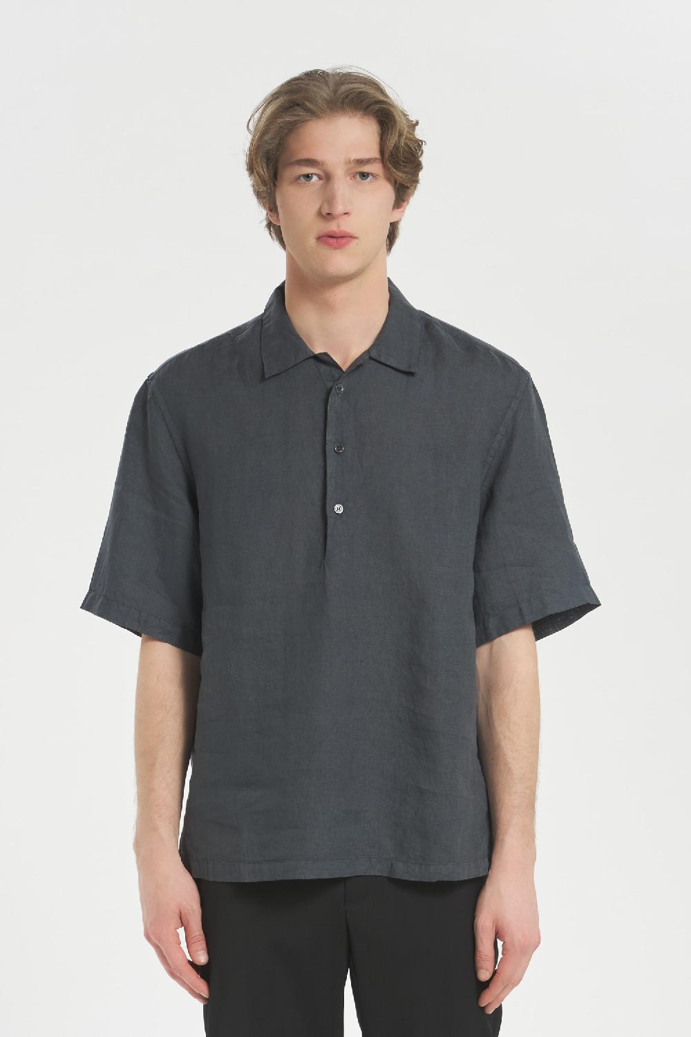 barena Shirt Mola Telino Piombo