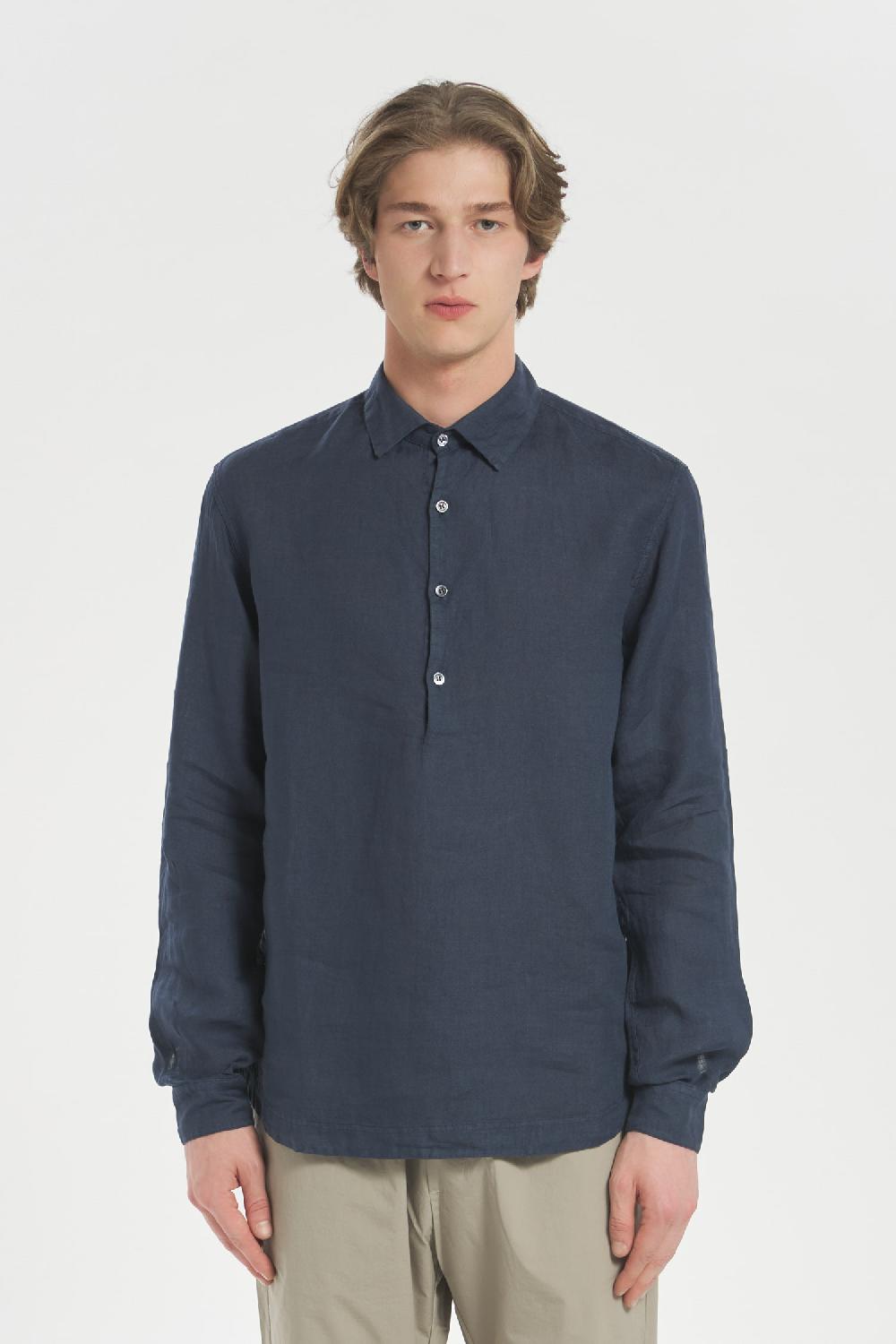 barena Shirt Pavan S Telino Navy
